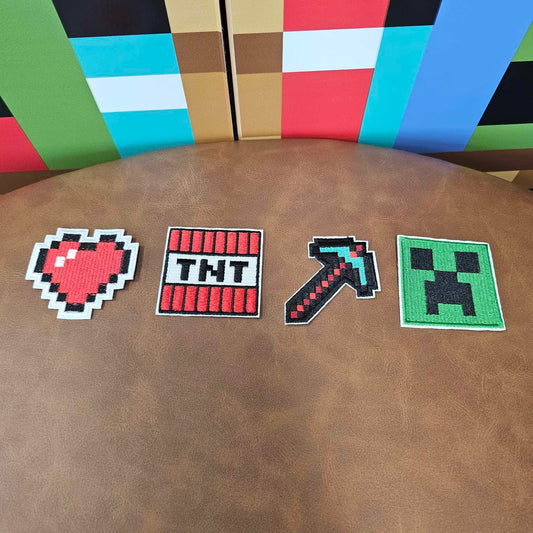 Minecraft Embroidery Patches